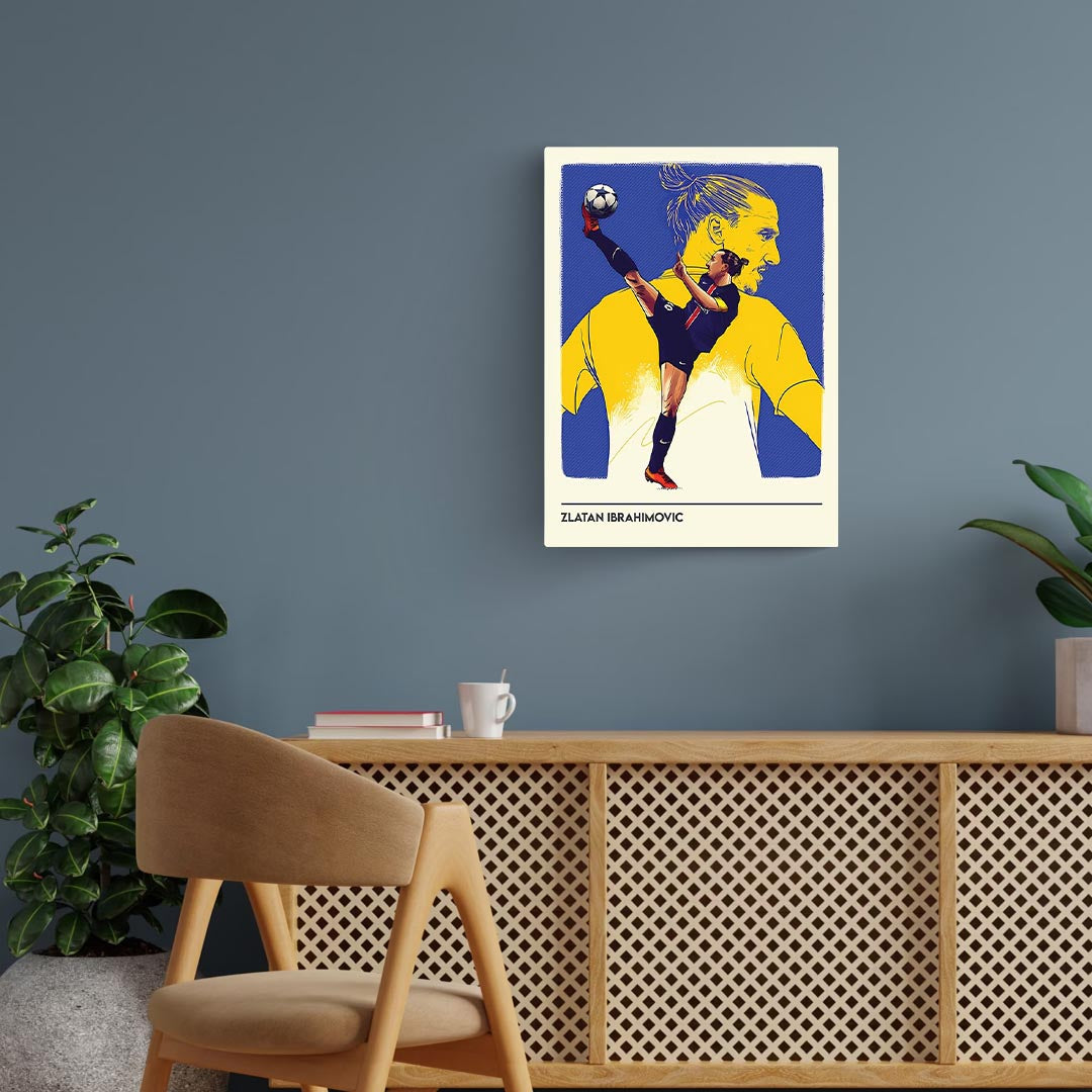 Zlatan Ibrahimovic Minimal Poster