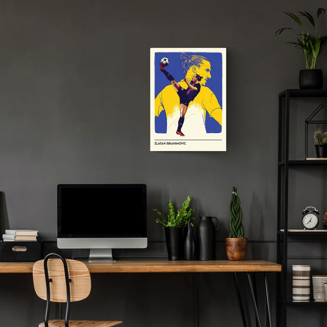 Zlatan Ibrahimovic Minimal Poster