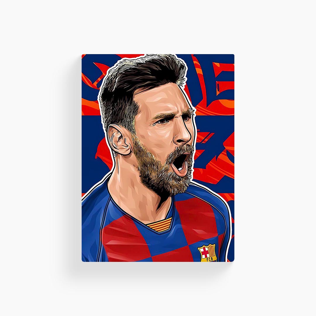 Lionel Messi Barcelona Poster