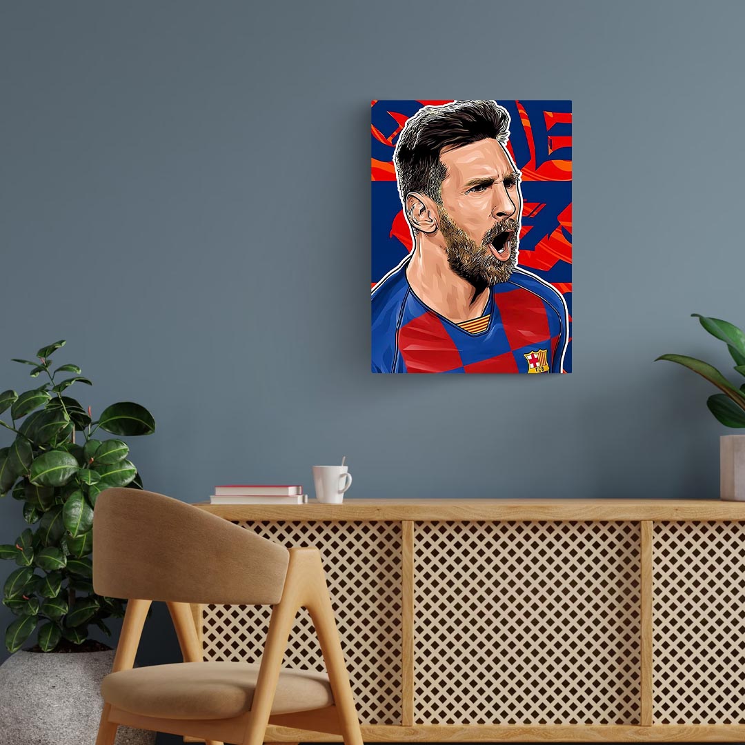Lionel Messi Barcelona Poster
