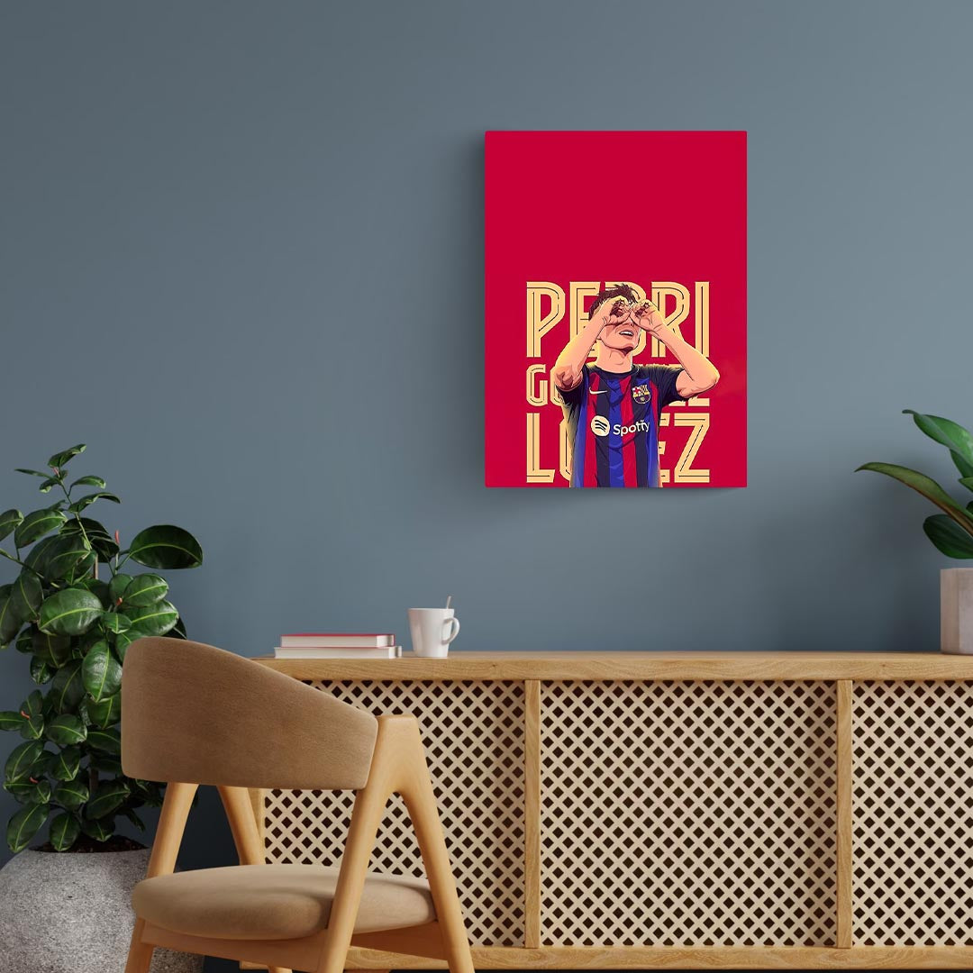 Pedri Barcelona Poster