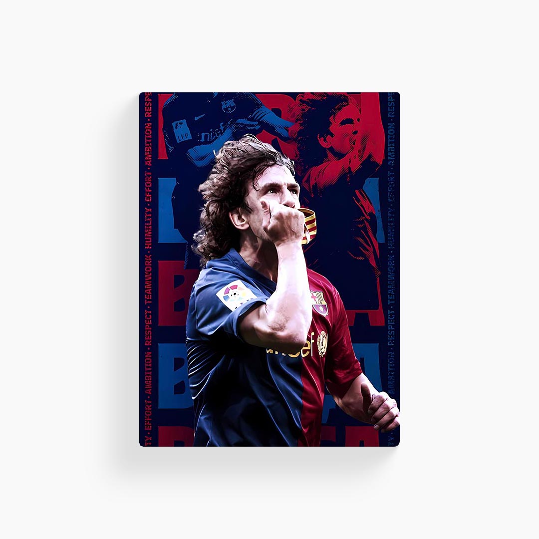 Carlos Puyol Barcelona Poster