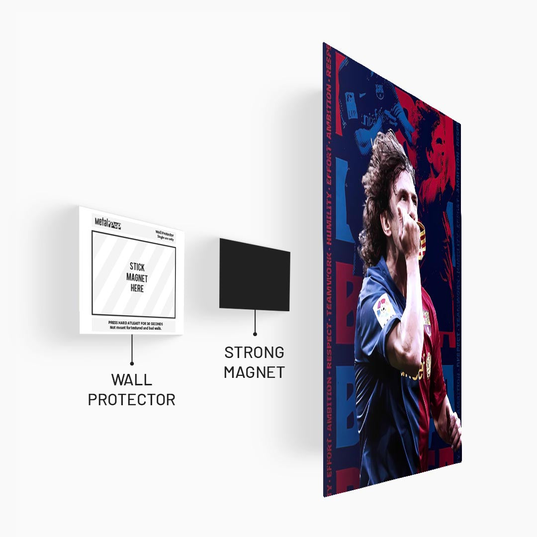 Carlos Puyol Barcelona Poster