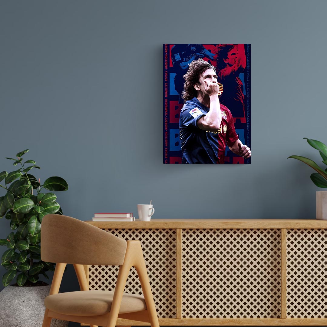 Carlos Puyol Barcelona Poster