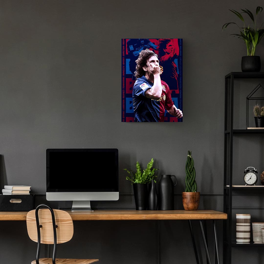 Carlos Puyol Barcelona Poster