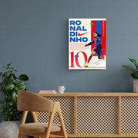 Ronaldinho Barcelona Poster