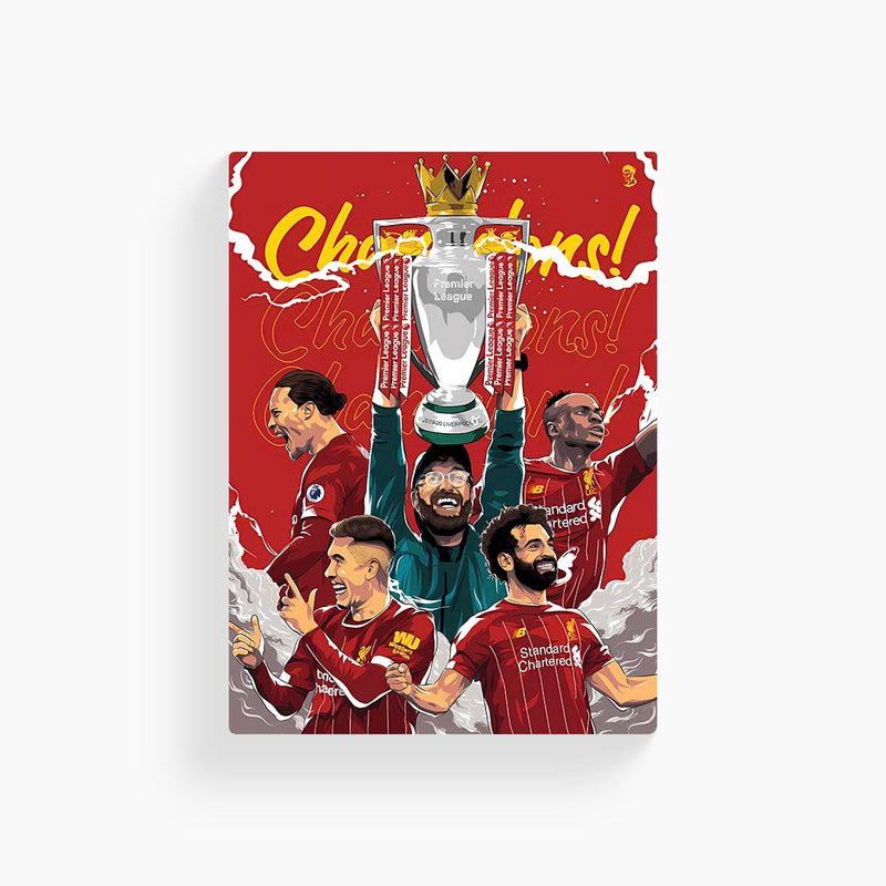 Liverpool 2020 Champions Poster