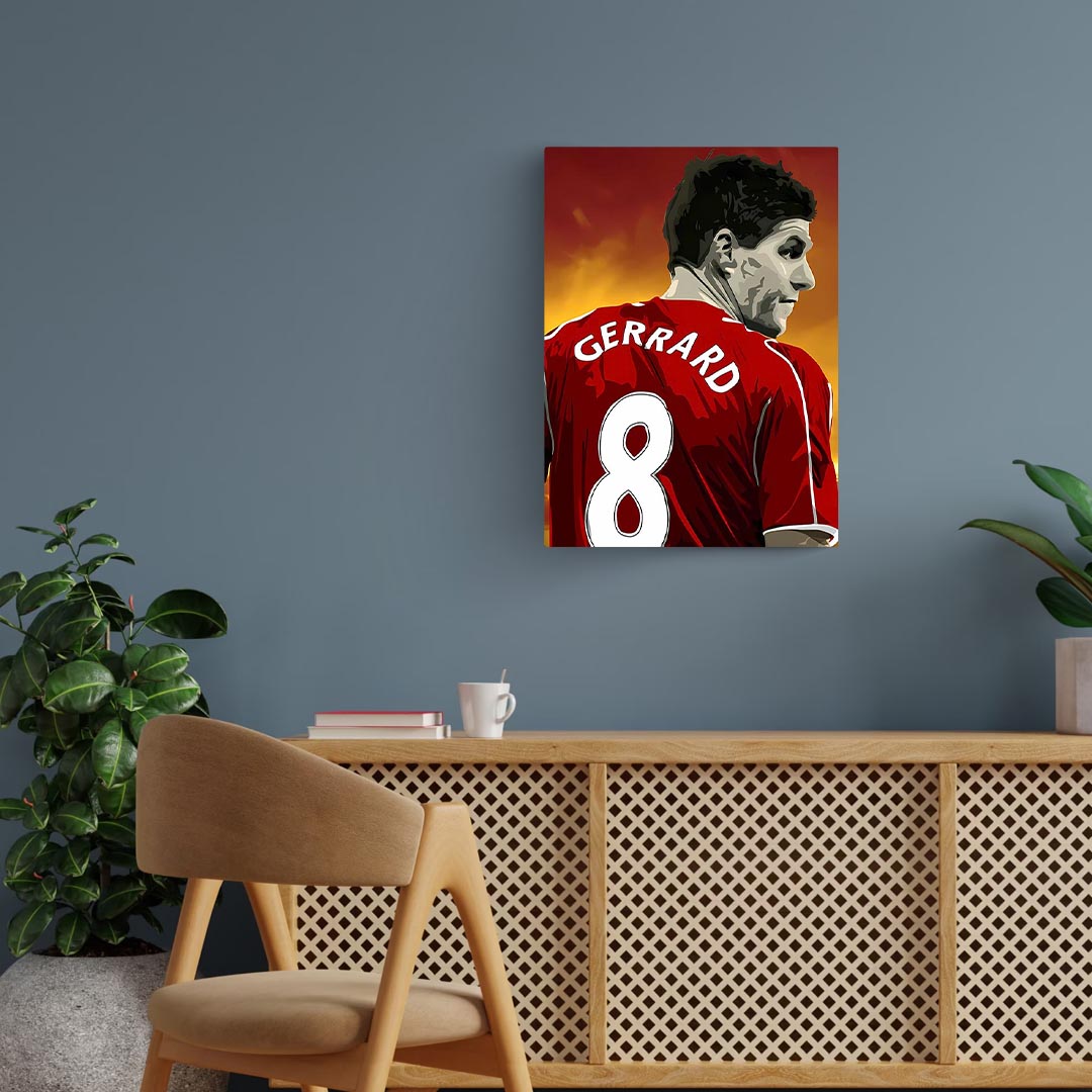 Steven Gerrard Liverpool Poster