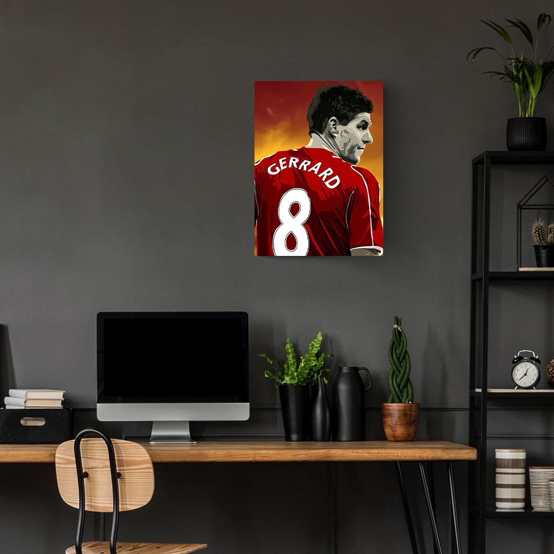 Steven Gerrard Liverpool Poster