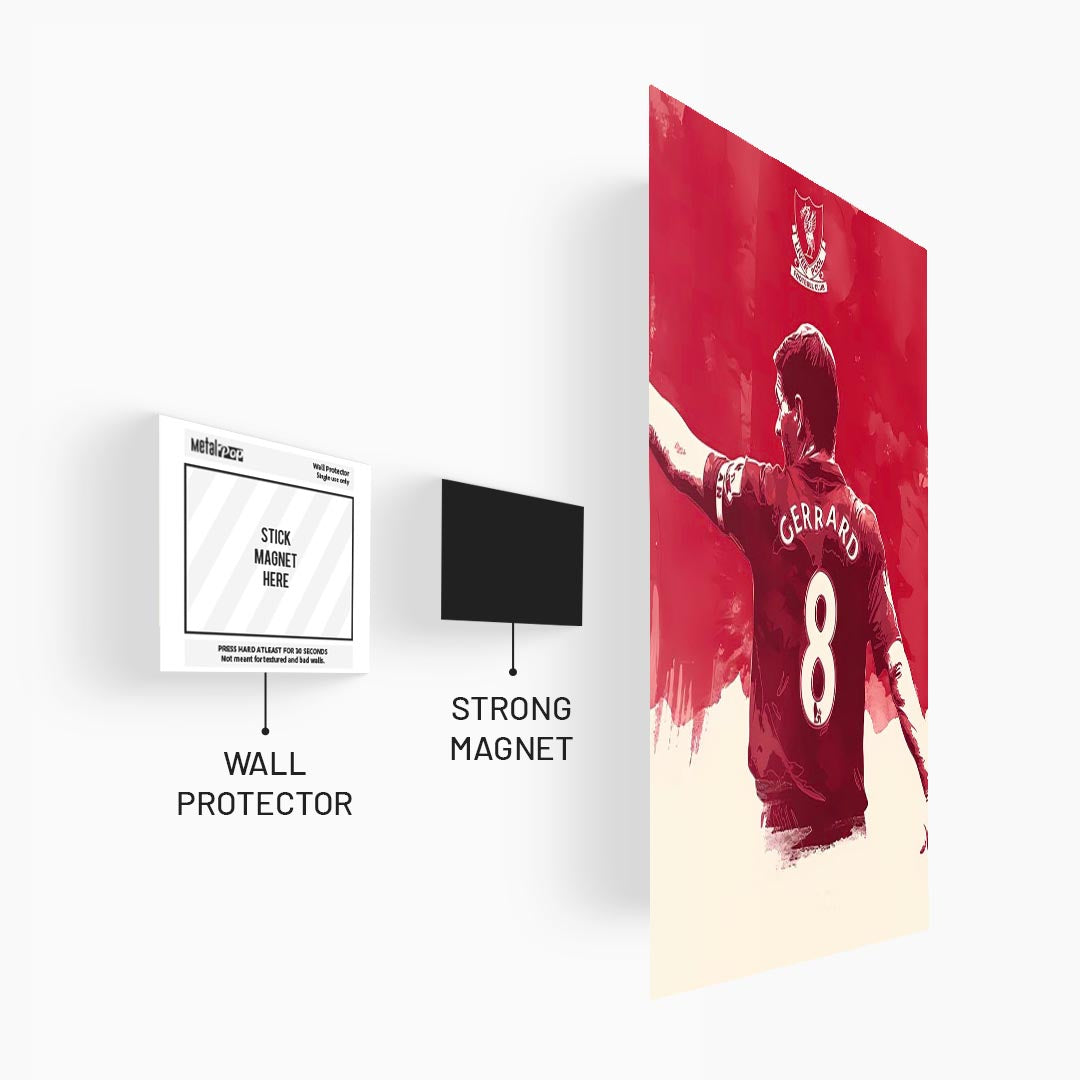 Steven Gerrard Liverpool Poster