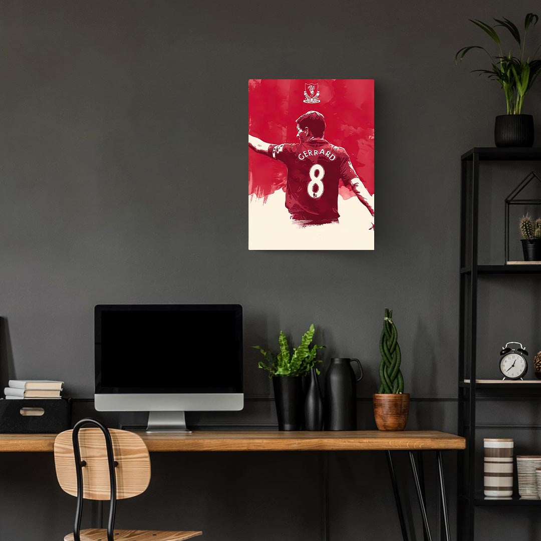Steven Gerrard Liverpool Poster