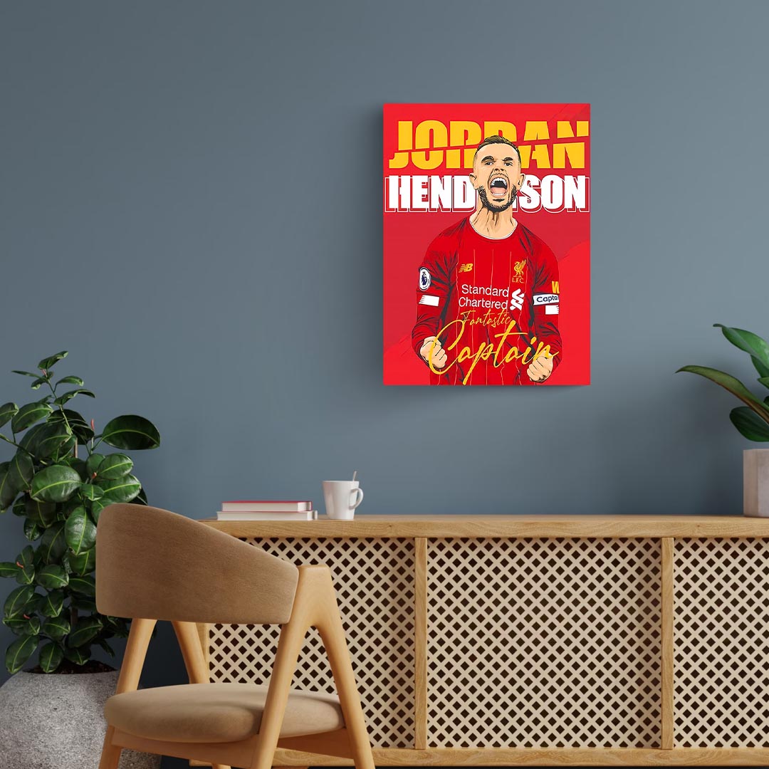 Jordan Henderson Liverpool Poster