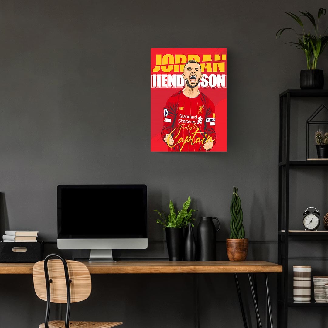 Jordan Henderson Liverpool Poster