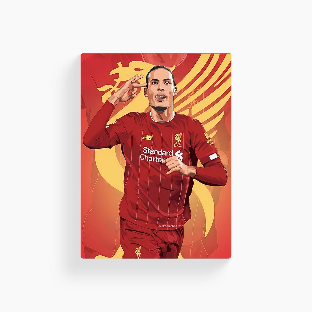 Virgil van Dijk Liverpool Poster