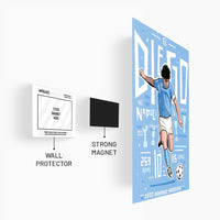 Maradona Abstract Art Poster