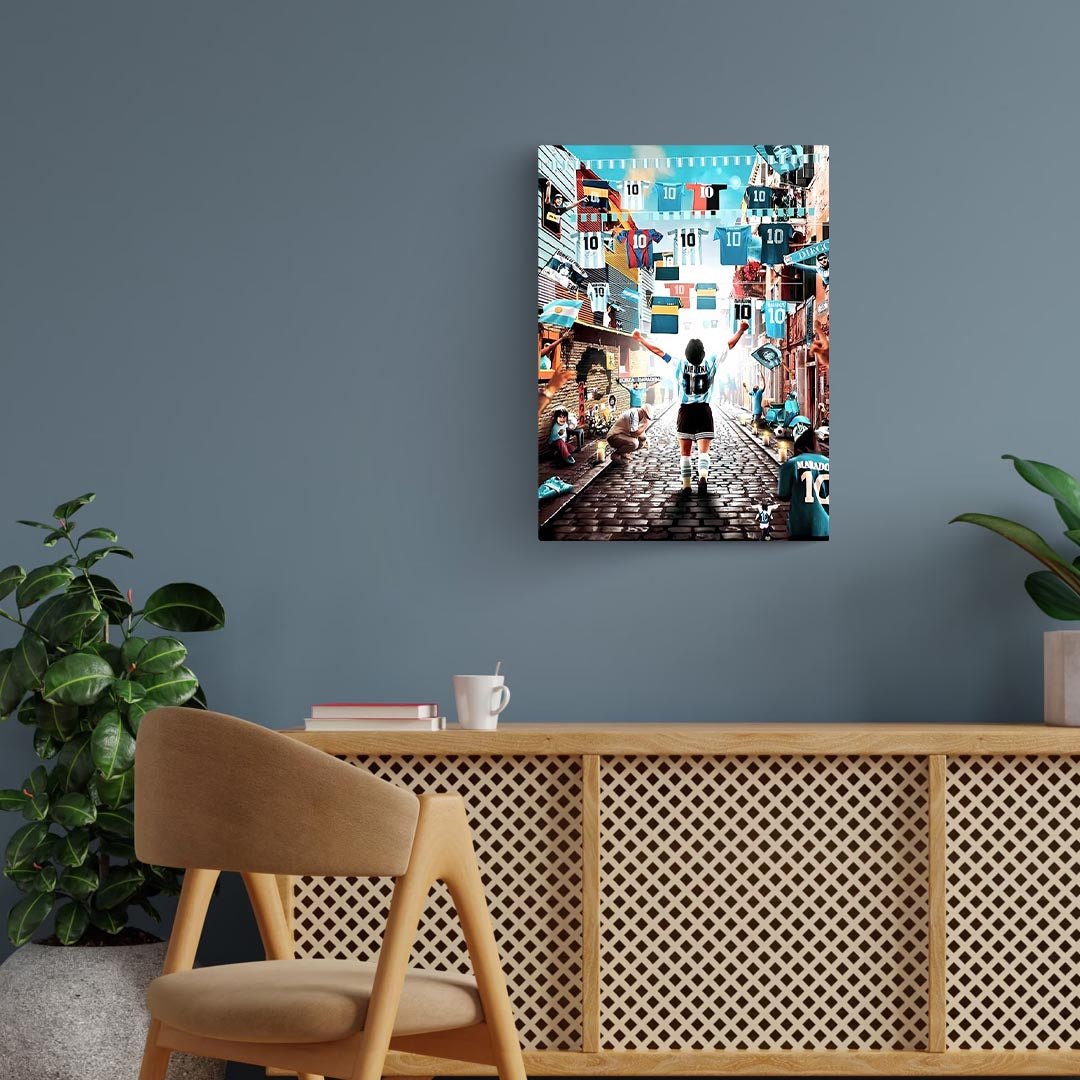 Maradona Wallpaper Art Poster