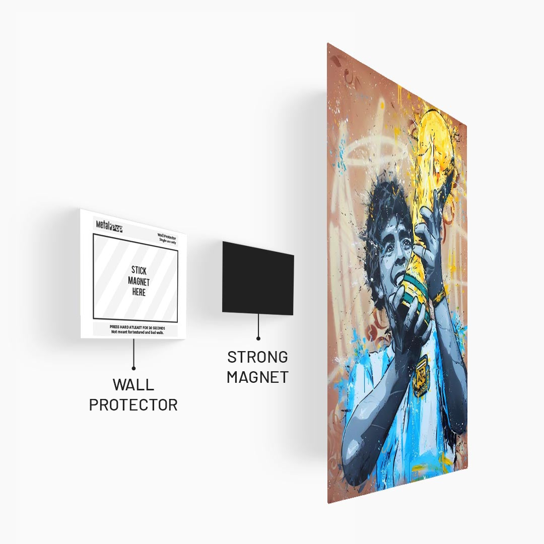 Maradona World Cup Poster