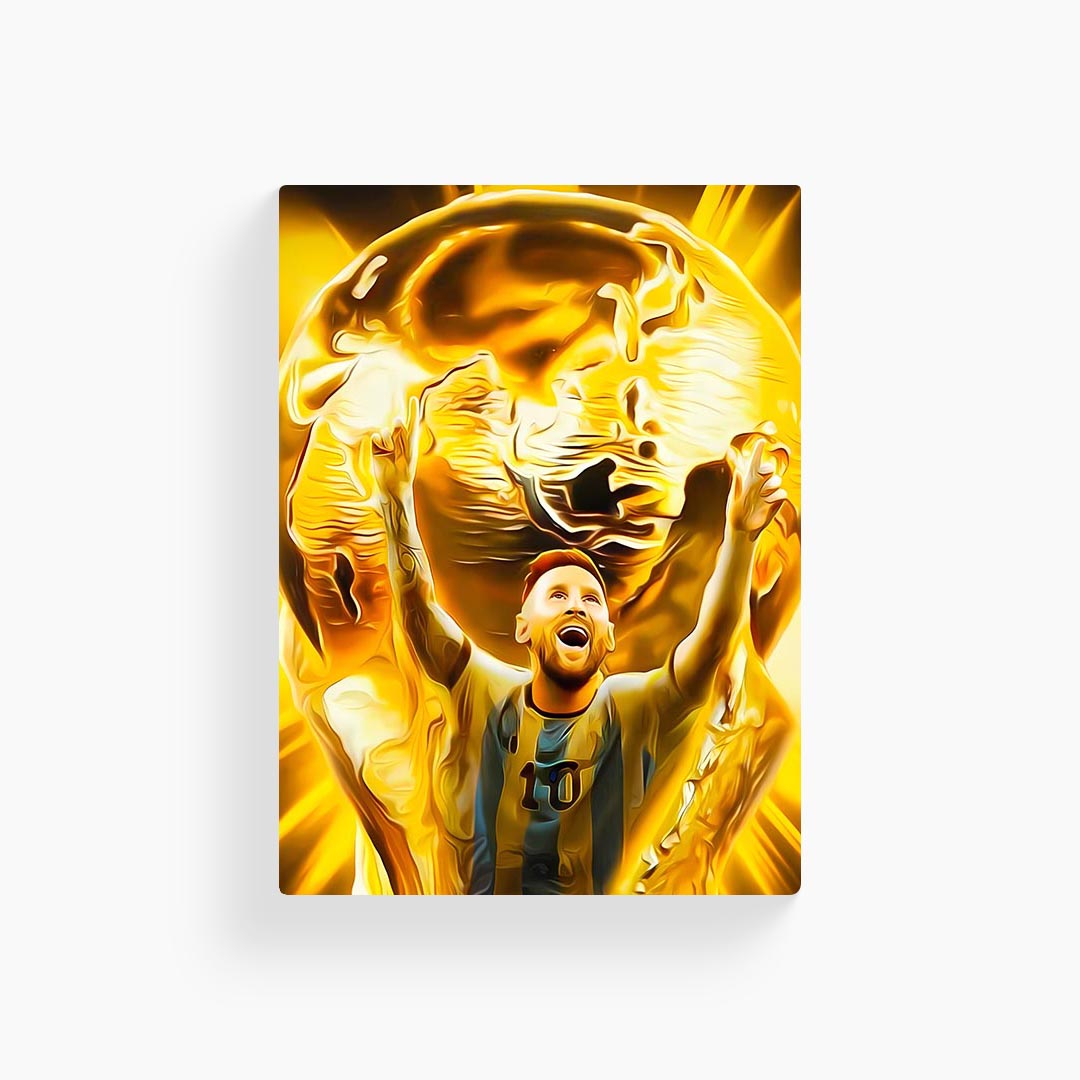 Lionel Messi World Cup Poster