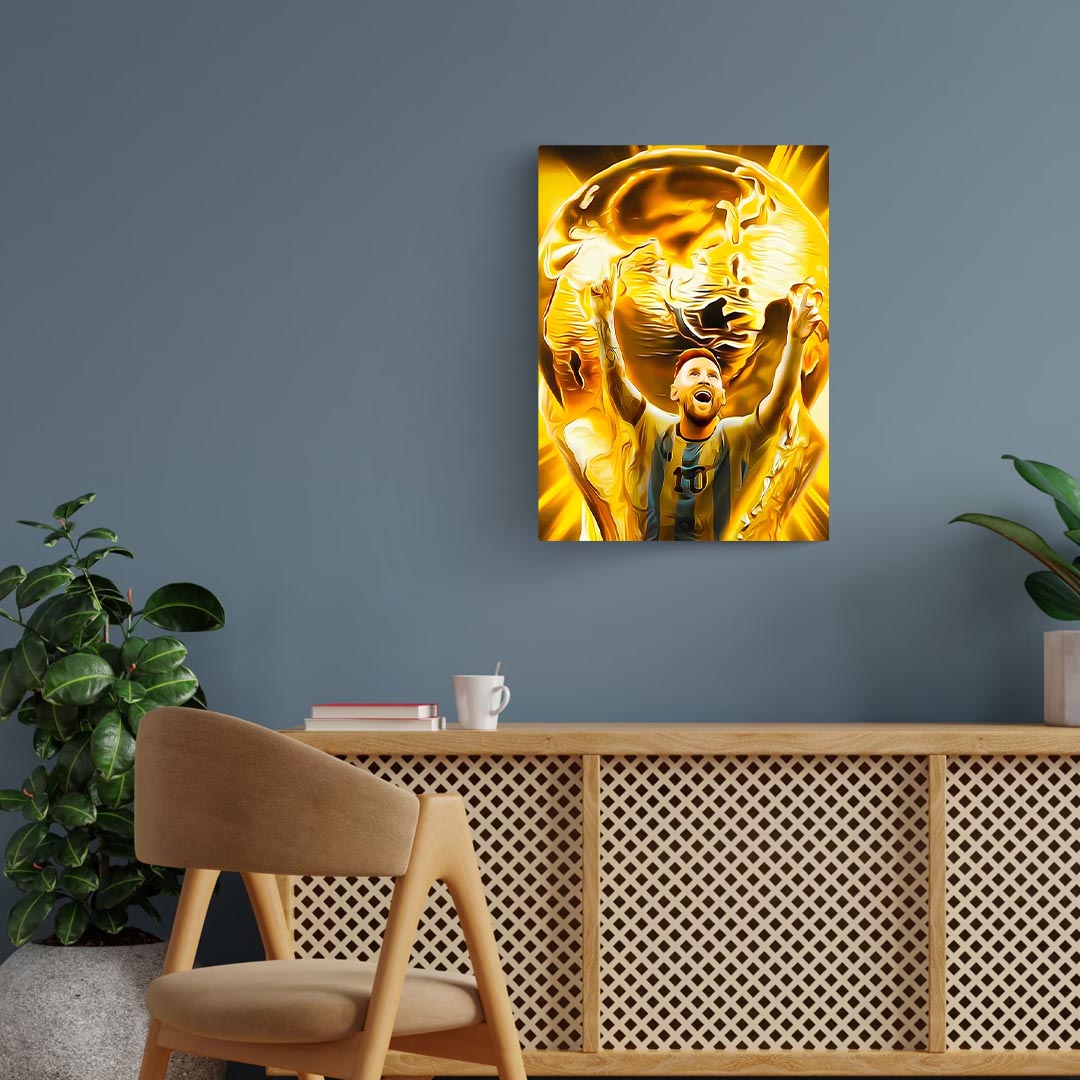 Lionel Messi World Cup Poster