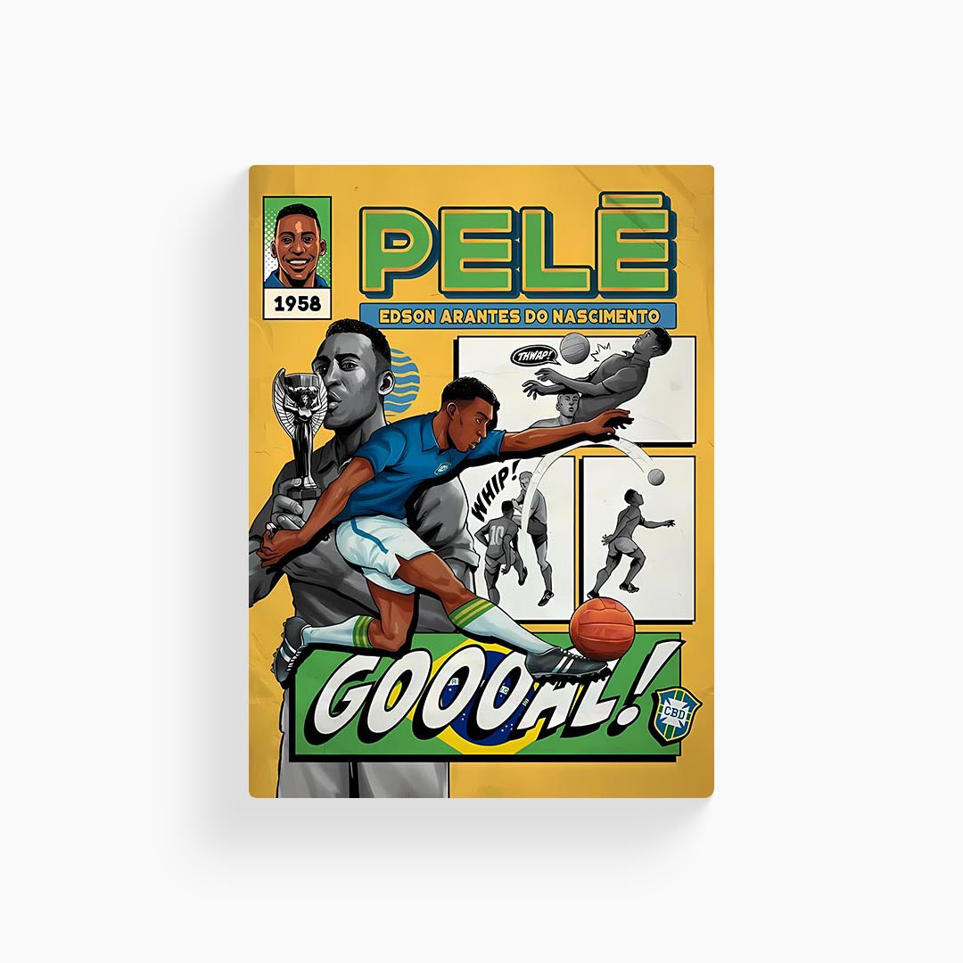 Pele Brazil Poster
