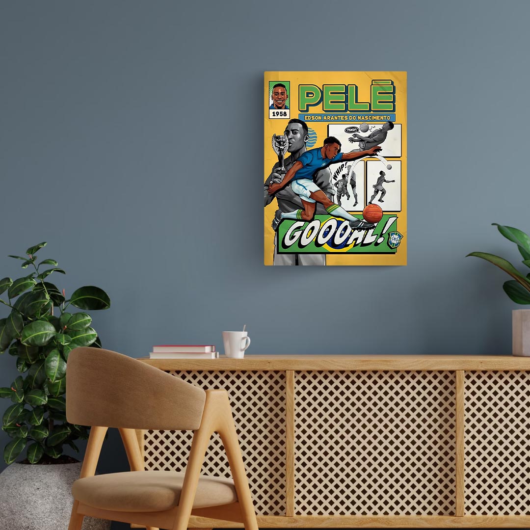 Pele Brazil Poster