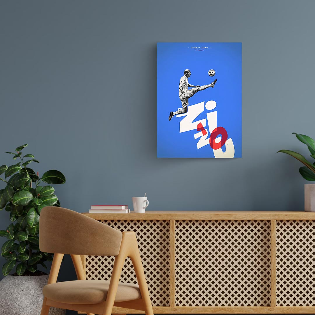 Zidane Art Poster