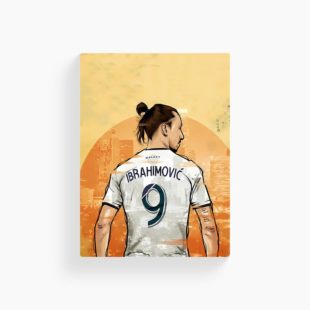Zlatan Abstract Art Poster