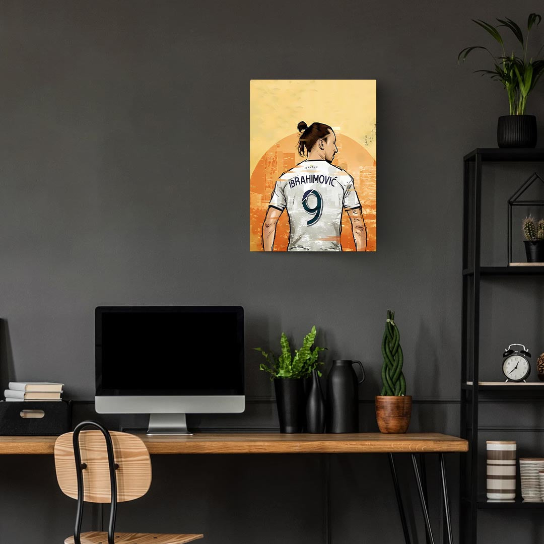 Zlatan Abstract Art Poster