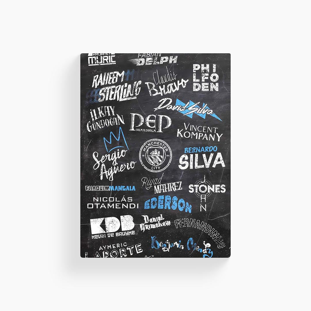 2019 Manchester City Poster