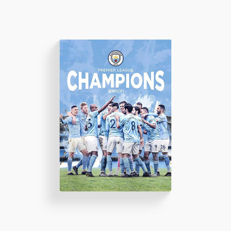 Man City 2021 Champions Poster