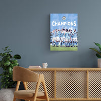 Man City 2021 Champions Poster