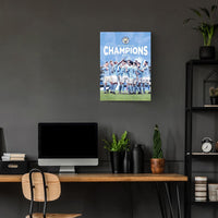 Man City 2021 Champions Poster
