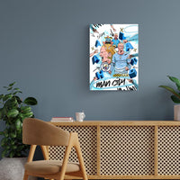 Erling Haaland Man City Poster