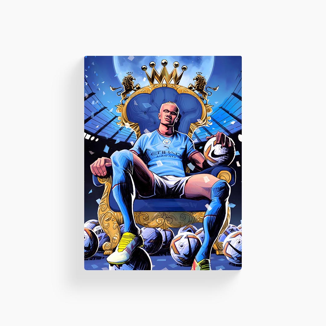 Erling Haaland Man City Poster