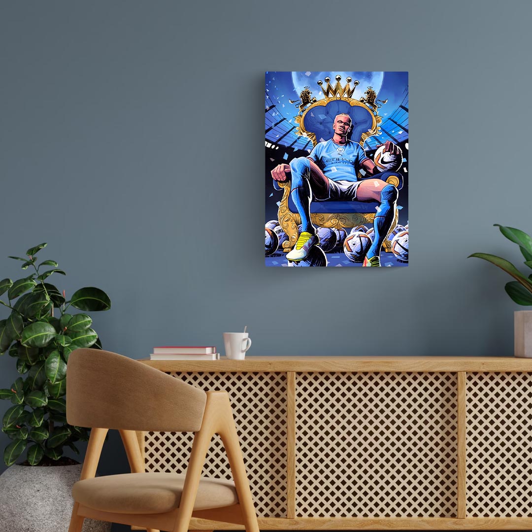Erling Haaland Man City Poster