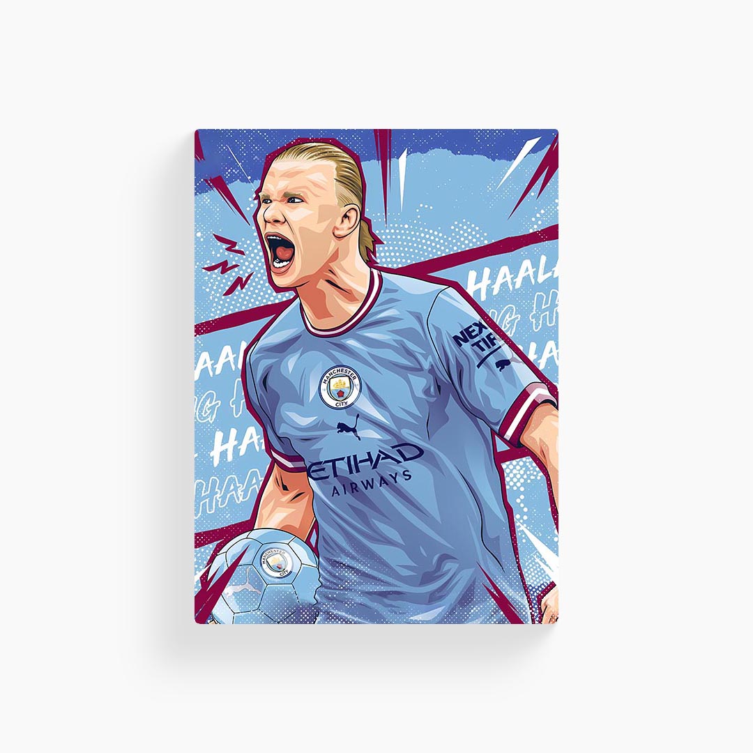 Erling Haaland Man City Poster