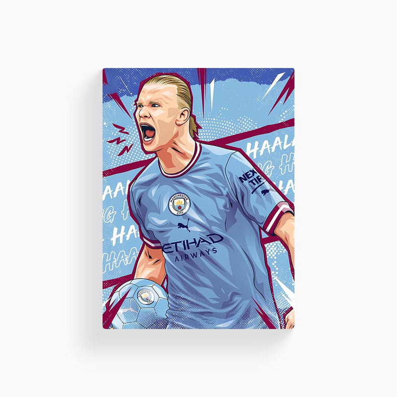 Erling Haaland Man City Poster