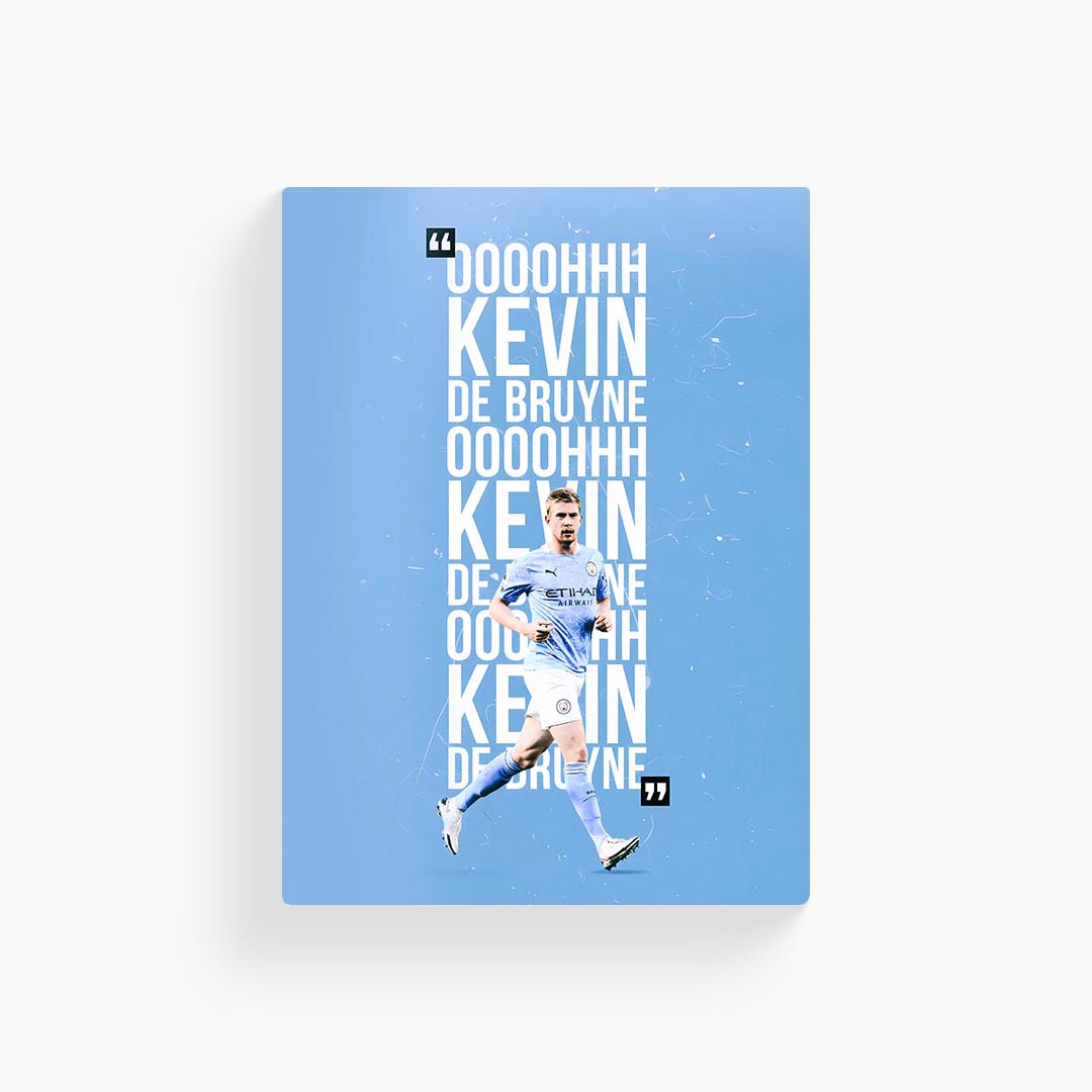 Kevin de Bruyne Man City Poster