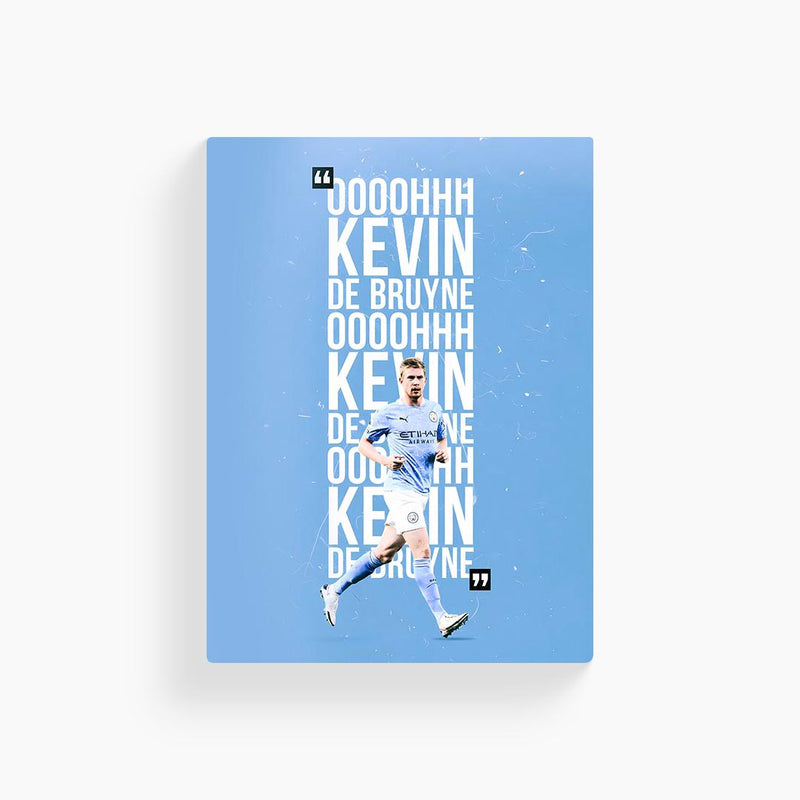 Kevin de Bruyne Man City Poster