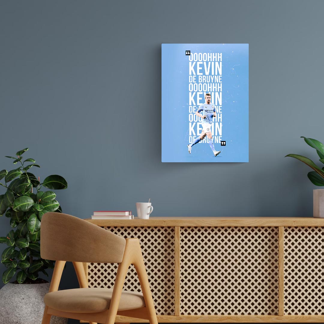 Kevin de Bruyne Man City Poster