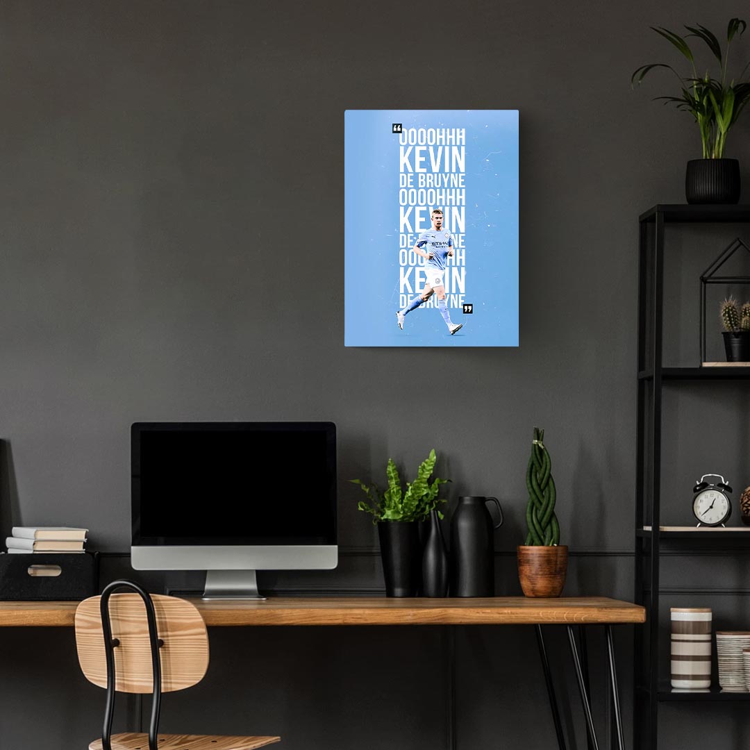 Kevin de Bruyne Man City Poster