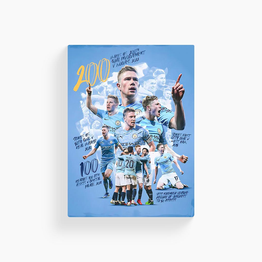 Kevin de Bruyne Man City Poster