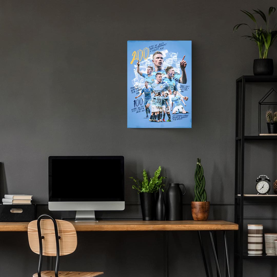 Kevin de Bruyne Man City Poster