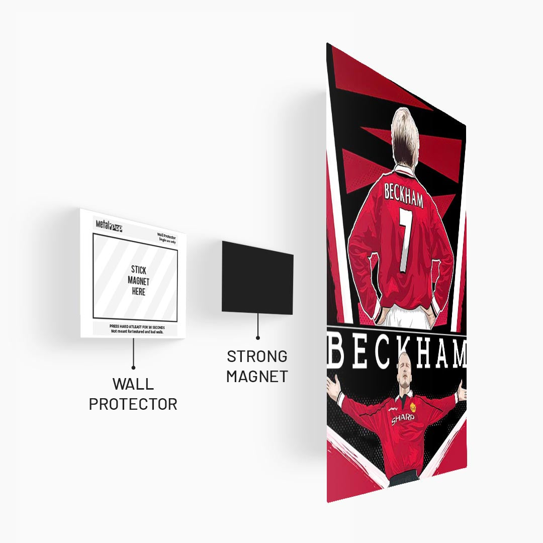 David Beckham Manchester United Poster