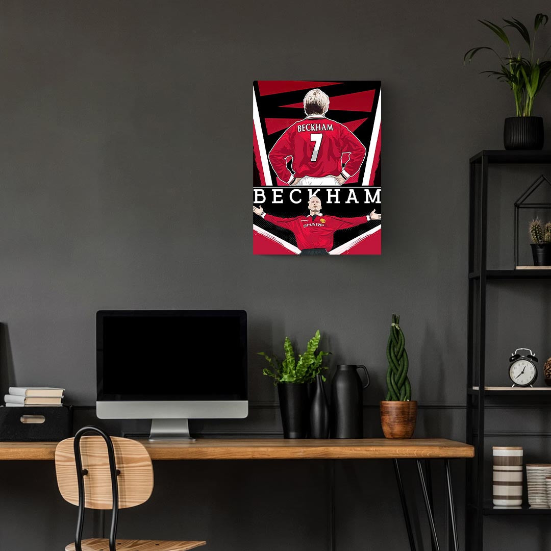David Beckham Manchester United Poster