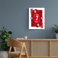 Eric Cantona Manchester United Poster