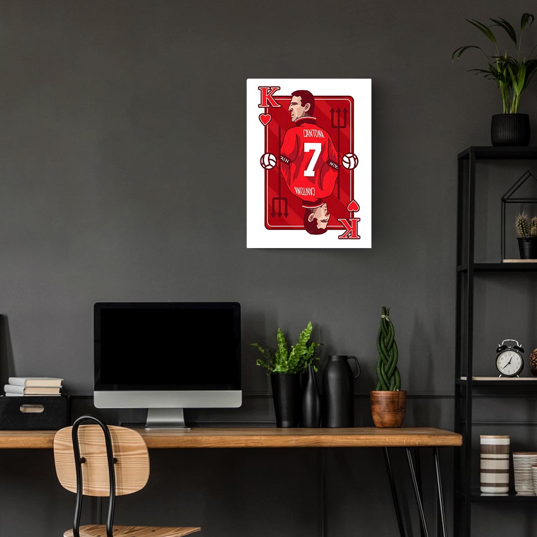 Eric Cantona Manchester United Poster