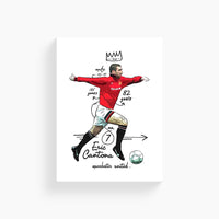 Eric Cantona Manchester United Poster