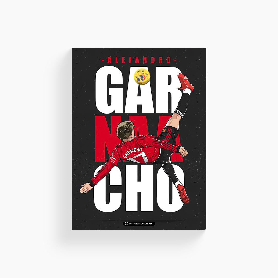 Alejandro Garnacho Manchester United Poster