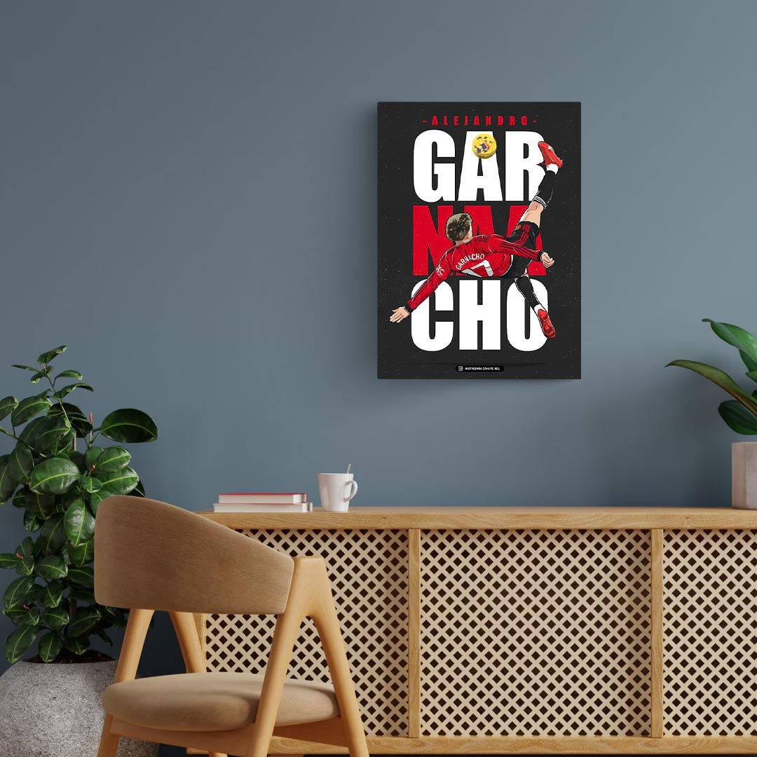 Alejandro Garnacho Manchester United Poster